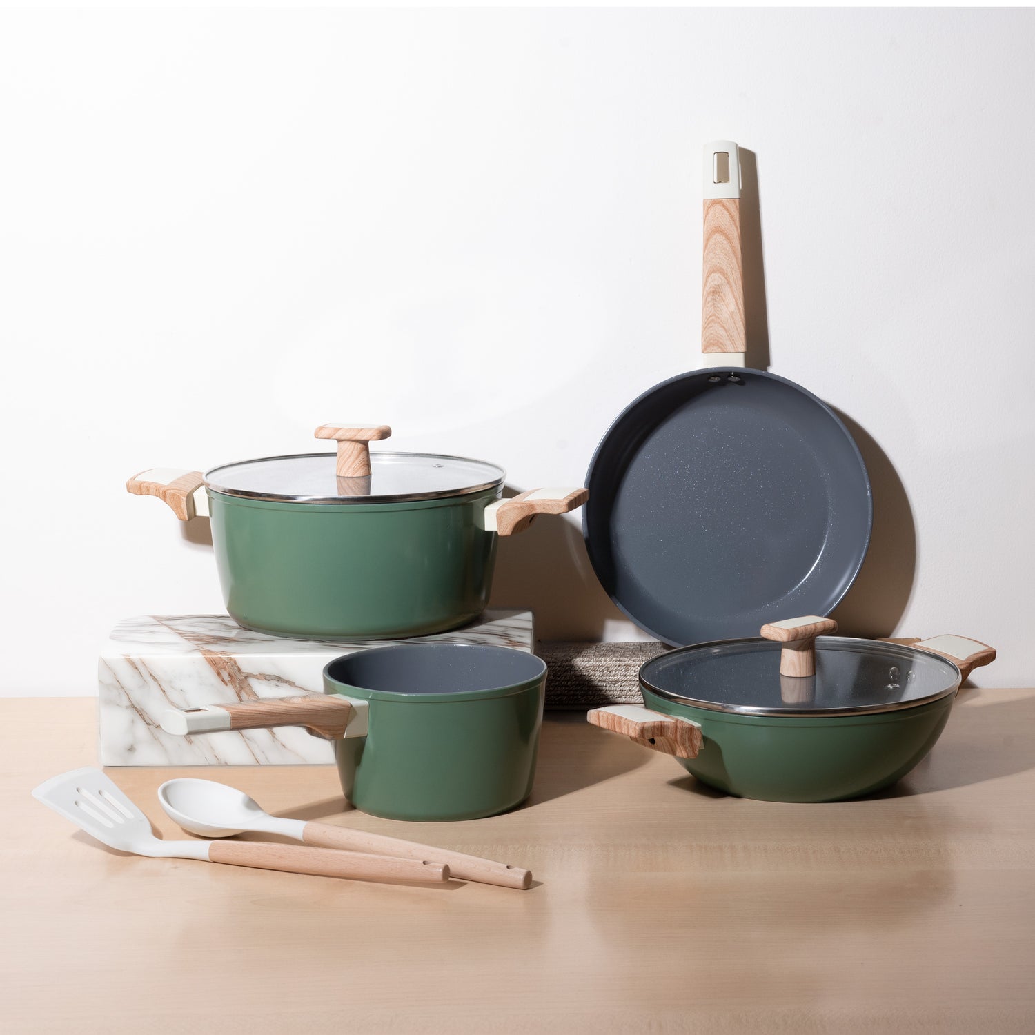 Ceracook Ceramic Cookware Set of 4pcs