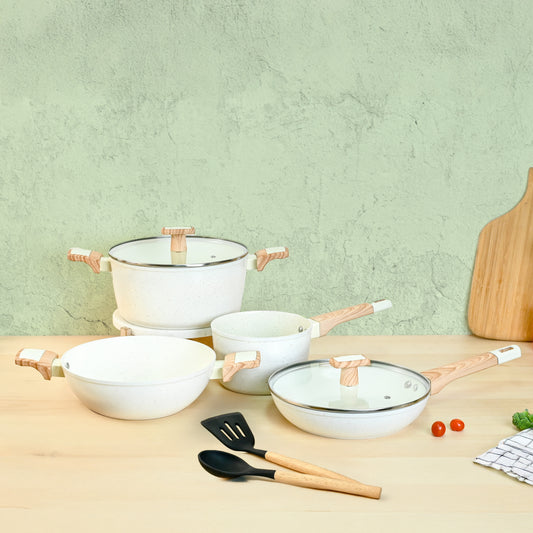 Ceracook Granite Ceramic Cookware Set of 4pcs