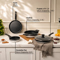 Aura Granite Cookware Set of 4pcs
