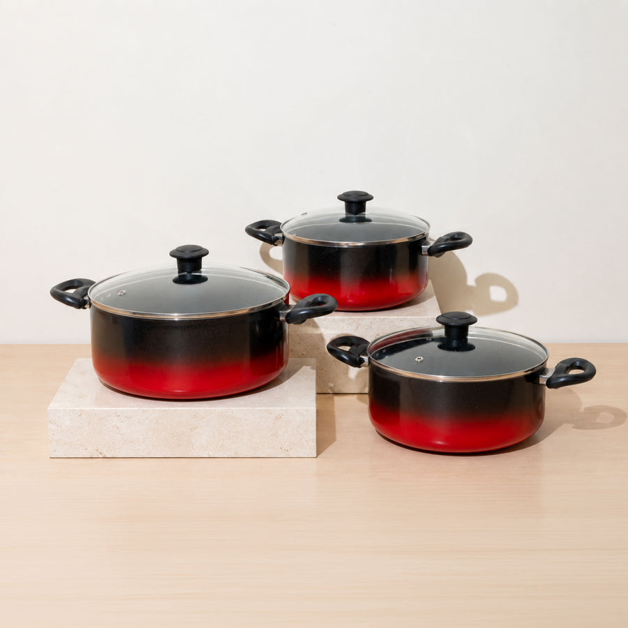 Aura Granite Cookware Set of 3pcs