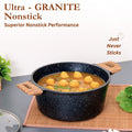 CeraStone Granite Casserole with Glass Lid