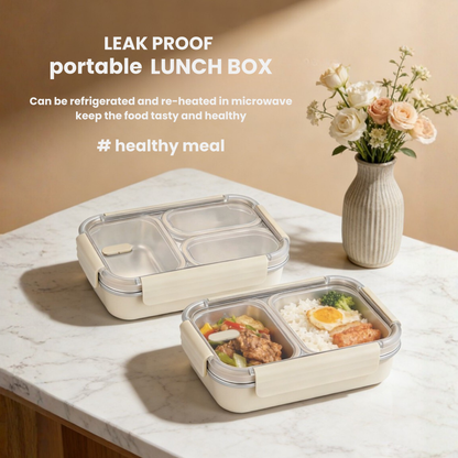UrbanMate Lunch Box 4C Beige