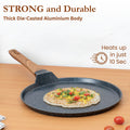 Cerastone Granite Tawa with Wooden Handle