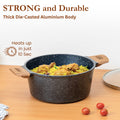 CeraStone Granite Casserole with Glass Lid