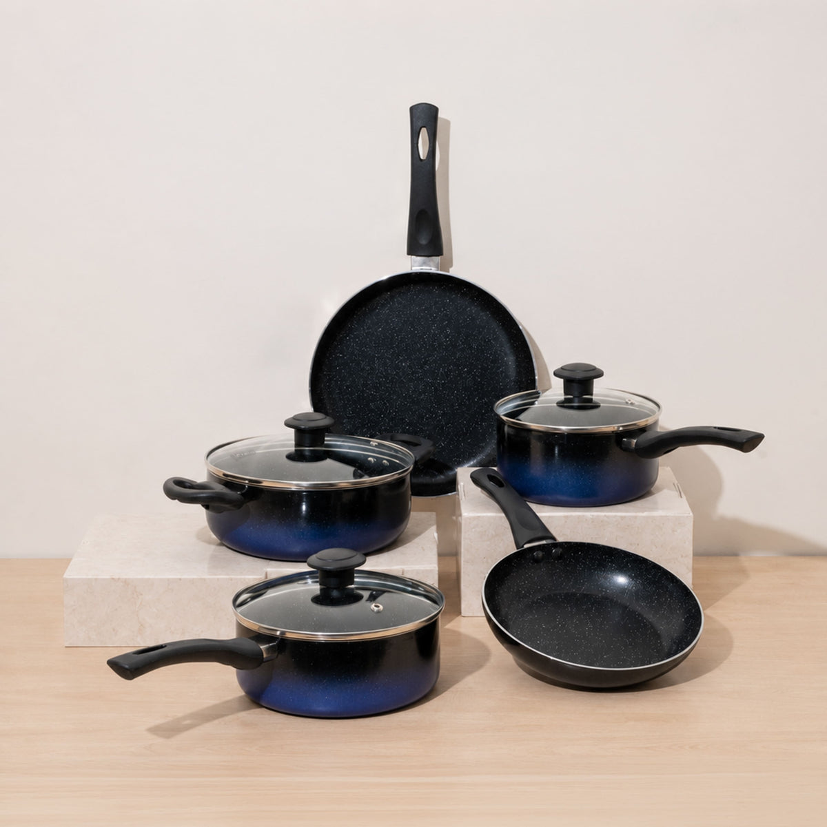 Aura Granite Cookware Set of 5pcs