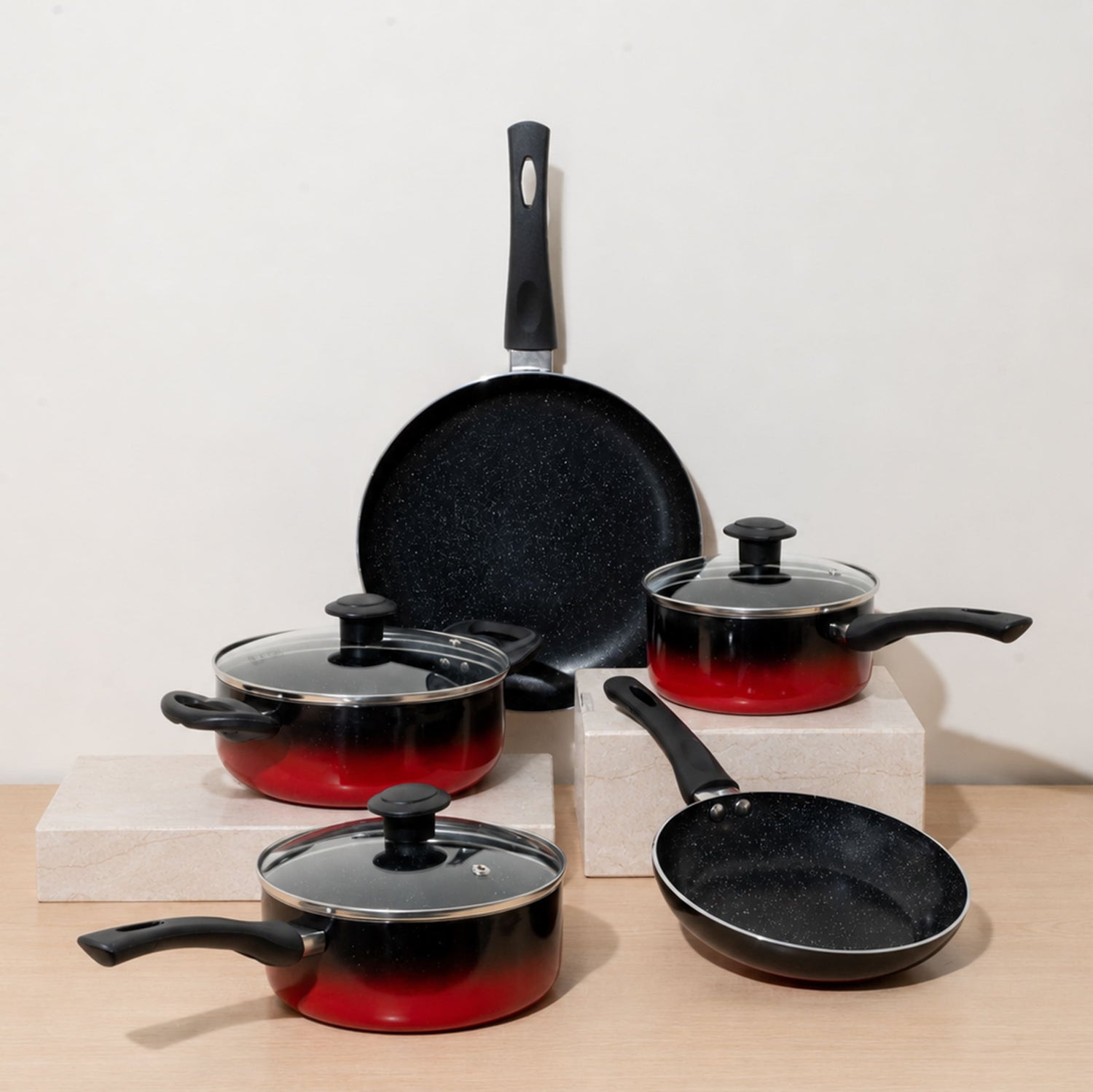 Aura Granite Cookware Set of 5pcs