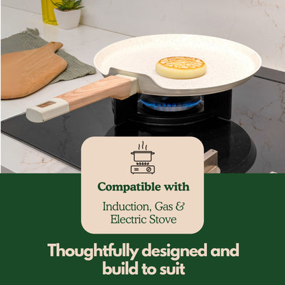 Ceracook Granite Ceramic Flat Tawa 28cm