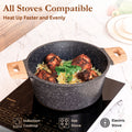 CeraStone Granite Casserole with Glass Lid