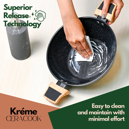 Ceracook Granite Ceramic Cookware Set of 3pcs
