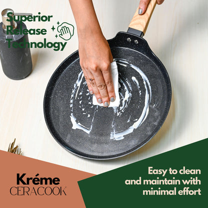 Ceracook Granite Ceramic Flat Tawa 28cm