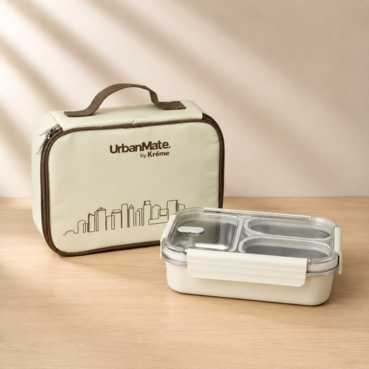 UrbanMate Lunch Box 3C Ivory