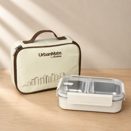UrbanMate Lunch Box 2C Ivory