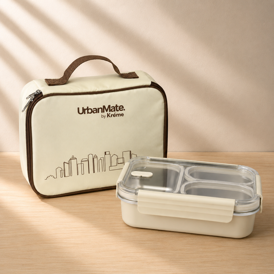 UrbanMate Lunch Box 3C Beige