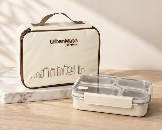 UrbanMate Lunch Box 4C Beige