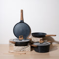 CeraStone Granite Cookware Set 8 Pieces