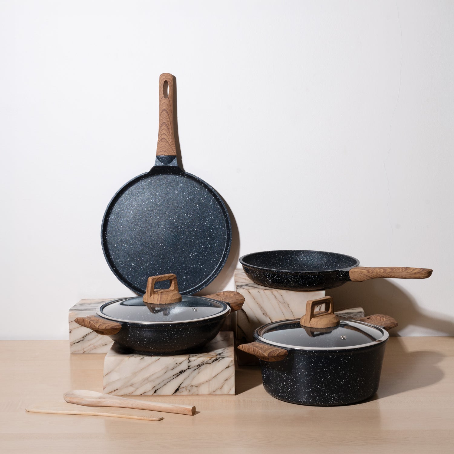 CeraStone Granite Cookware Set 8 Pieces