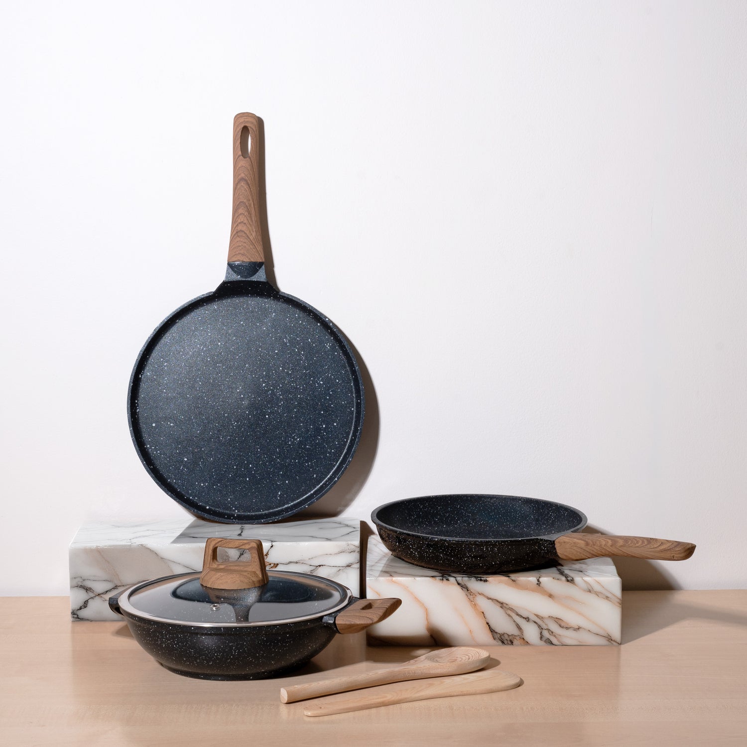 CeraStone Granite Cookware Set 6 Pieces