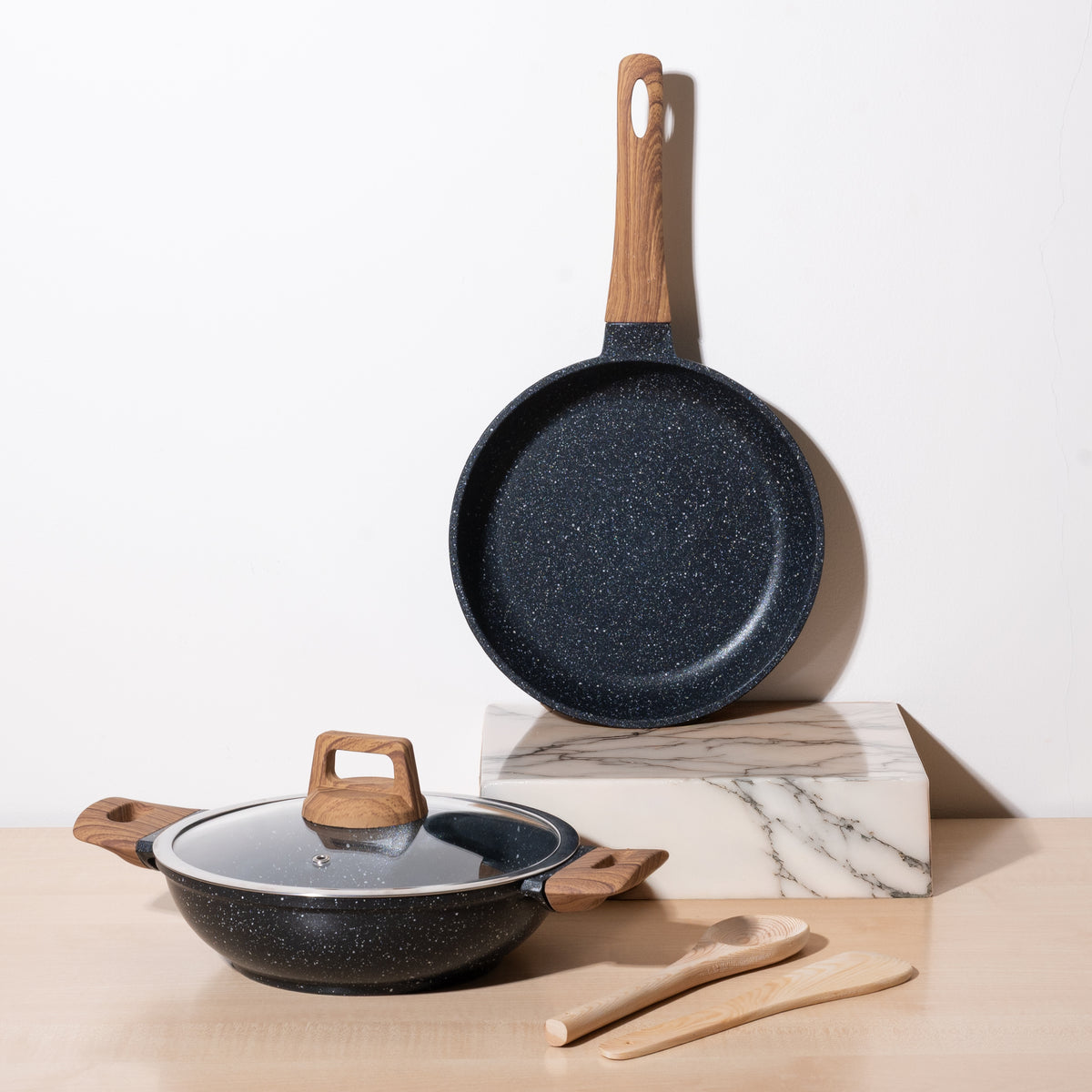CeraStone Granite Cookware Set 5 Pieces