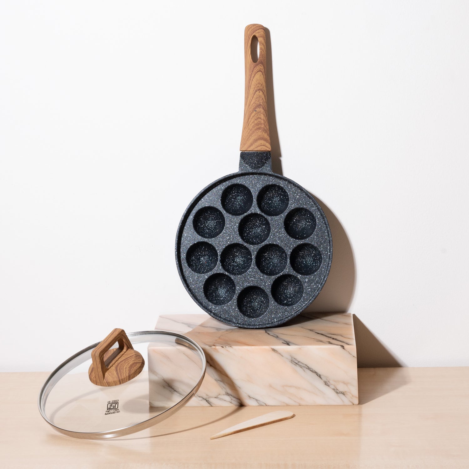 CeraStone Granite Appam Maker Pan