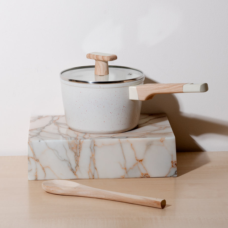 Ceracook Ceramic Sauce Pan 1.75L with Glass Lid