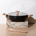Ceracook Ceramic Kadhai with Glass Lid
