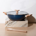 Ceracook Ceramic Kadhai with Glass Lid