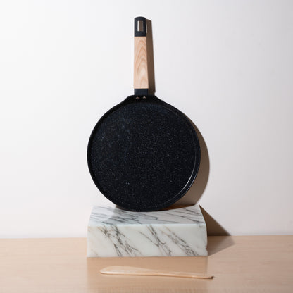 Ceracook Granite Ceramic Flat Tawa 28cm Olive Green