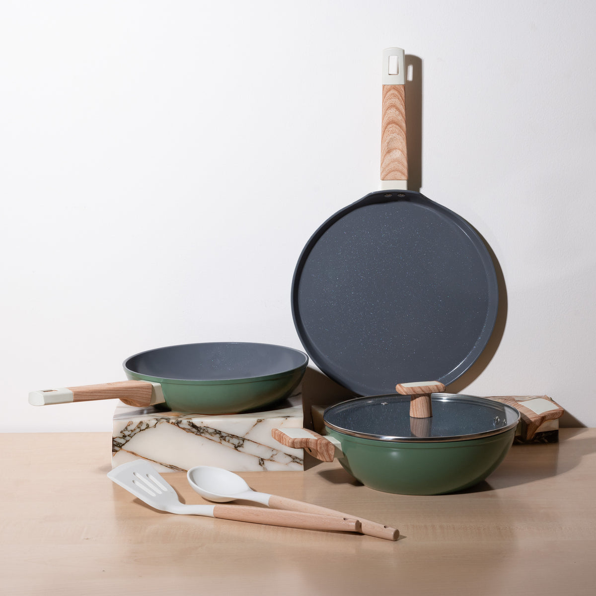 Ceracook Ceramic Cookware Set of 3pcs
