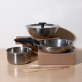 TriClad Cookware Set of 7pcs