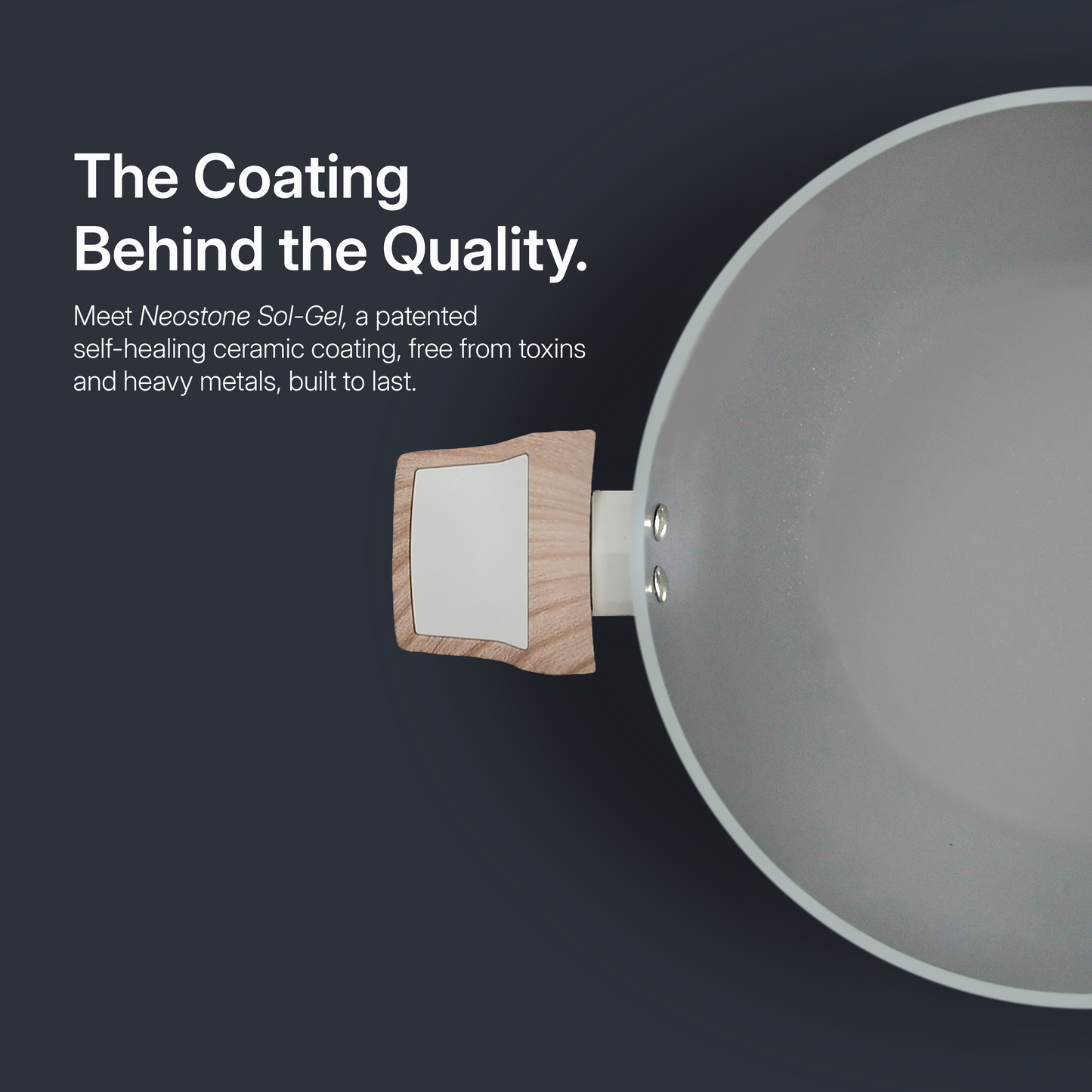 Ceracook Granite Ceramic Casserole with Glass Lid