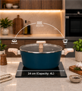 Ceracook Ceramic Casserole with Glass Lid