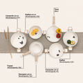 Ceracook Ceramic Cookware Set of 7pcs
