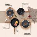 CeraStone Granite Cookware Set 10 pcs