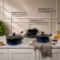 Aura Granite Cookware Set of 3pcs