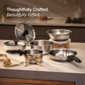 TriClad Cookware Set of 7pcs