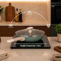 Ceracook Ceramic Frypan 1.8L with Glass Lid