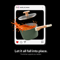 Ceracook Ceramic Sauce Pan 1.75L with Glass Lid
