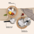 TriClad Cookware Set of 7pcs